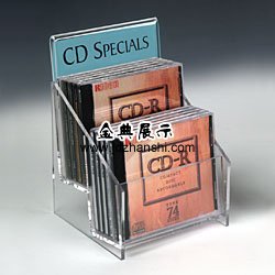 有机玻璃CD陈列架JD007